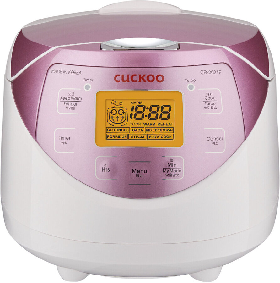 Cuckoo 6-Cup Electric Rice Cooker (Pink)