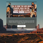 Win a $1000 Ringers Western Gift Card from Ringers & Sony Music