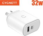 [eBay Plus] Cygnett PowerPlus 32W USB-C Wall Charger $18.69, LiitoKala Lii-402 Battery Charger $18.41 Shipped @ Pocket Shop eBay