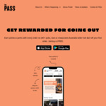 $10 credit when signing up for the Pass App (can be used at 190+ pubs, bars & restaurants Australia-wide)