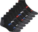 Puma Men's Low Cut Socks 8-Pack Black $17.33 + Delivery ($0 with Prime /$59 Spend) @ Amazon US via Amazon AU