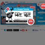 Domino's Traditional Large Pizzas Pick Up $6.95 Valid until 31/12/2012