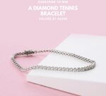 Win a 18ct Gold Diamond Tennis Bracelet Worth $4,290 from Von Treskow