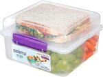 Sistema TO GO Lunch Box Cube Max 2L Bento-Box Style Food Container $5.77 (RRP $10.50) + Del ($0 Prime/ $59 Spend) @ Amazon AU