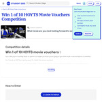 Win 1 of 10 HOYTS Movie Vouchers from Student Edge