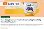 [Everyday Extra] Free Dairy Farmers Thick & Creamy Yoghurt 140g Selected Flavours @ Woolworths (Boost Required)