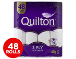 Quilton 3-Ply Toilet Paper Rolls 48pk $23.80 + Delivery ($0 with OnePass) @ Catch