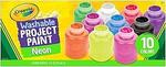 10pc Crayola Washable Neon Paint Set Non-Toxic Water Based $6.40 + Delivery ($0 with Prime/ $59 Spend) @ Amazon AU