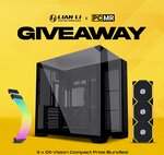 Win 1 of 3 Lian Li Prize Packages (O11 Vision Compact PC Case, UNI FAN SL Wireless and More) from Lian Li