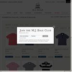 3 Polo Shirts for $140 from M.J. Bale