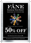Fane Footwear - 50% off Second Pair of Loafers or Boat Shoes (in Store Only) Westfield Sydney