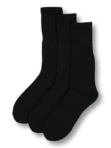 Men's 3-Pack Work Socks (Black/Fluro Yellow/Fluro Orange, Size 6-10/11-14) $3 + $10 Delivery ($0 C&C) @ Best & Less