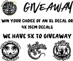 Win One of 5 Custom Made XL Decals Worth $30