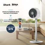 Shark FlexBreeze w/ Misting Attachment + Ninja Blast Portable Blender $219.99 (using GC & Coupon) Delivered @ Shark Clean