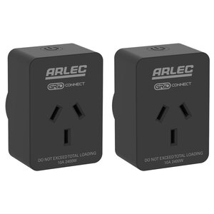 Arlec Smart Plug with Power Monitoring 2-Pack $20 + Delivery ($0 OnePass/C&C/in-Store) @ Bunnings