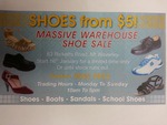 Massive Warehouse Shoe SALE - Shoes from $5 [Mt Waverley VIC]