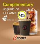 Complimentary Upgrade On All Coffee  @ OTR