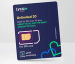 Lyca Mobile 10GB/28-Day $20 Prepaid Mobile Plan for $6 Delivered (20GB for First 3 Renewals, New Services Only) @ Lyca Mobile