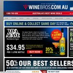 Winebros 50% off Best Sellers, from $36 a Case (6 Bottles) + $8 Shipping Cap