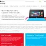 Microsoft Surface Tablets Education Offer - Going cheap starting from $219