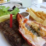 Sizzler -Steak and Lobster Tail Combo+Salad Bar+FREE Salad Bar Voucher $27.95