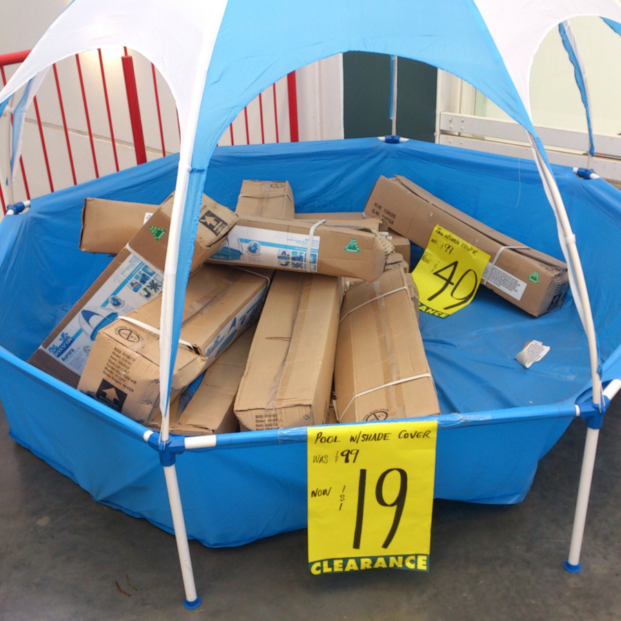 bunnings pool toy storage