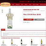  Triple Gold Medal Winning Pinot Grigio for $10 (Was $17) @ Our Cellar