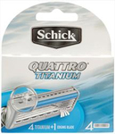 Schick Quattro Titanium Blades 4 Pack - $7.47 at Shaver Shop (in-Store or $10 Delivery)