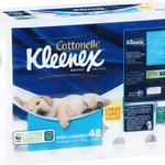 Kleenex Toilet Tissue 48pk from $16.99 (35c a Roll) @ IGA  + More