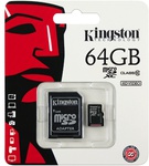 Kingston 64GB Micro SDXC Class 10 + SDHC Adapter ~ $40.52 Delivered @ My Memory