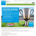 Win 1 of 4 AFL Grand Final Packages (Tickets, Flights, Accommodation & AFL Brunch) from Bupa (Non Members Welcome)