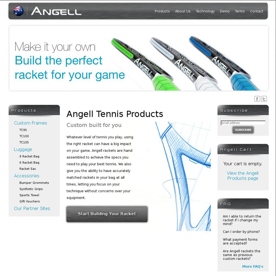 Angell Custom Racket TC95