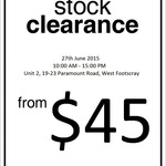 Posh Interiors Warehouse Clearance: PE Rattan Swing Egg Chair $199, Shoe Cabinet $45 (West Footscray VIC)