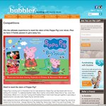 Win 1 of 5 Family Passes to Peppa Pig Live! from Bubbler