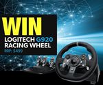 Win a Logitech G920 Driving Force Racing Wheel Valued at $499 from Computer Alliance