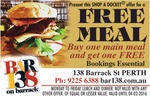 ShopaDocket Discount Meals in Perth CBD -  BOGOF Meal at Bar 138 + More