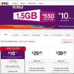 SIM Only Mobile Plans - No Lock-in Contract TPG $10/Month for The First 6 Months, $20 Thereafter