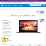 Dell XPS 15 512GB SSD/16GB RAM/4K Display $2548 @ Dell Online