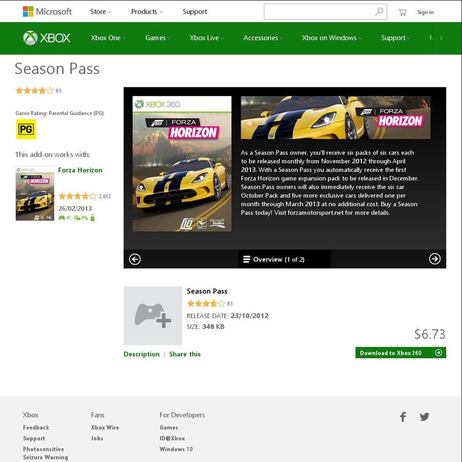 Forza horizon 1 download xbox 360