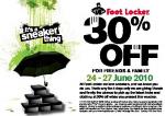 Foot Locker 30% off Shoes and Clothing
