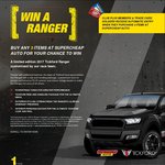 Win a 2017 Tickford Ford Ranger Worth $61,980 from Supercheap Auto [With Purchase]