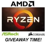 Win an AMD Ryzen CPU, Ryzen Motherboard, Corsair Peripherals and More from AMD/Corsair/ASRock/TweakTown