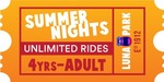 2-for-1 Unlimited Rides: Luna Park Melbourne $49.95