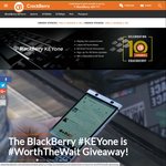 Win 1 of 3 BlackBerry KEYone's from CrackBerry