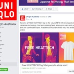 Uniqlo - Free Heattech Top (Facebook Required - Vic Only, Redeem In-Store)