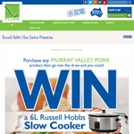 Win a 6L Russell Hobbs Slow Cooker Worth $49.95 [Purchase Any Murray River Pork Product from Your Butcher] [VIC Only]