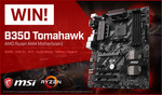 Win a MSI B350 Tomahawk Motherboard worth $169 from PC Case Gear