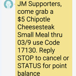 Chipotle Cheesesteak - $5 Small Meal Deal | 10% off Any Purchase @ Jersey Mike's Subs (QLD Only)