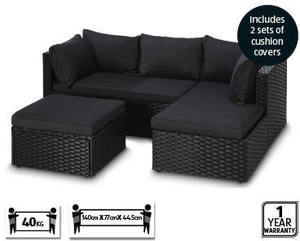 aldi corner wicker setting