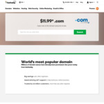 $17.58 .com.au Domain for 2 Years @ GoDaddy AU